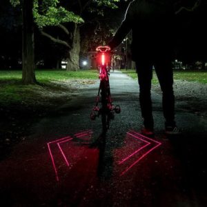 ridr laser lights fietslicht werking