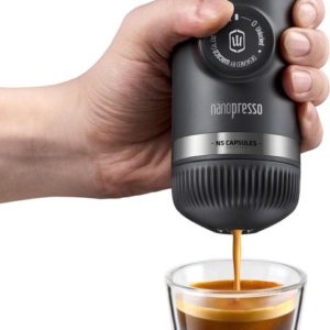 Wacaco Nanopresso draagbaar espresso apparaat kopen werking